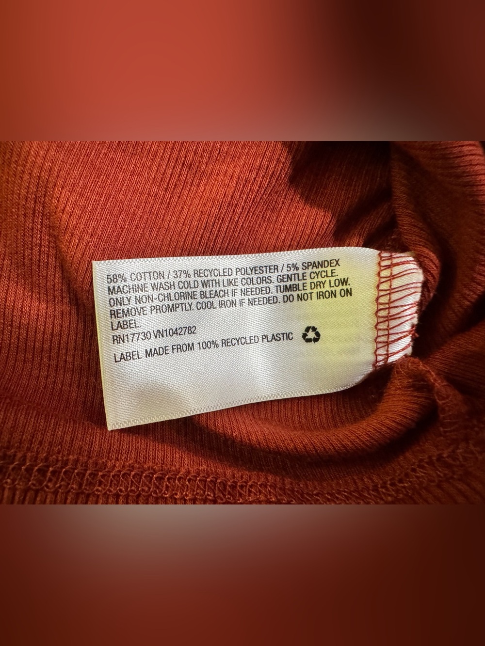 Universal Thread Rust Dark Orange/Brown Racerback Tank Top (XS, Extra Small) - Picture 6 of 6